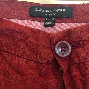 Men’s linen/cotton blend pants